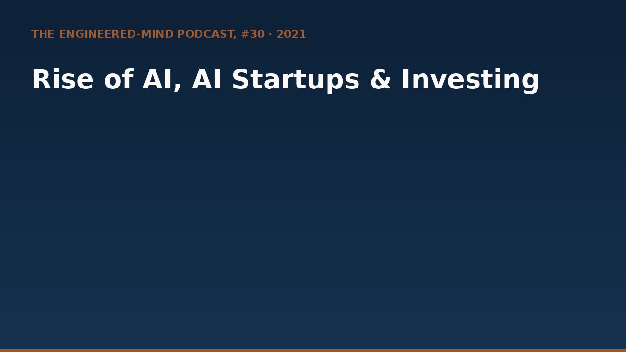 Fabian Westerheide: Rise of AI, AI Startups & Investing
